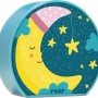 Reer Nachtlicht MyBabyLight Mond, blau mit Mond-Motiv für Babys und Kinder.