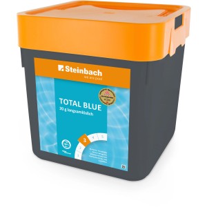 Steinbach Multifunktionstabletten Total Blue 5kg für Pool Desinfektion.