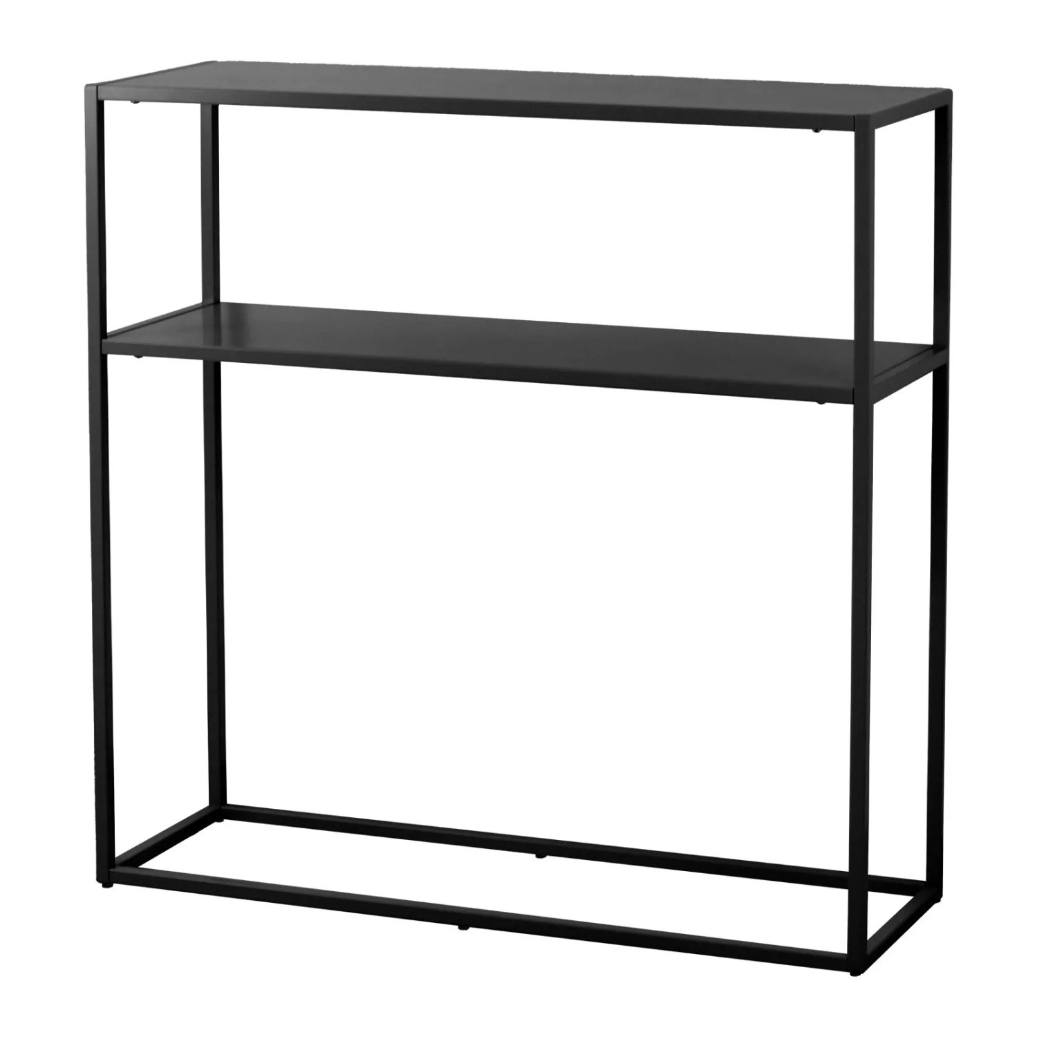 osoltus Cube Industrie Stil Konsolentisch Konsole Stahl Schwarz 80 x 25 x 80 cm