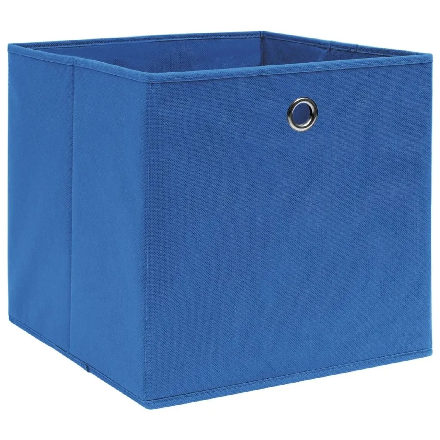 vidaXL Aufbewahrungsboxen 4 Stk Vliesstoff 28x28x28 cm Blau 325195