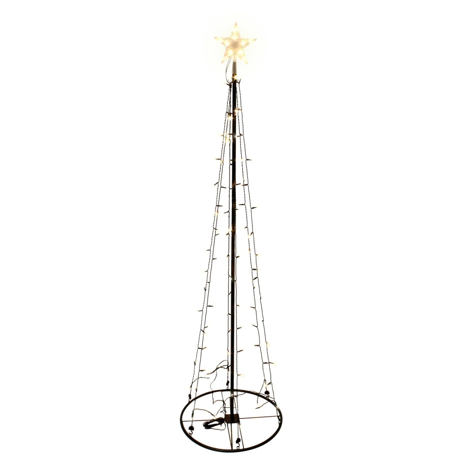Lex 180 cm LED Lichterbaum mit Stern Tannenbaum Dekobaum Leuchtbaum Outdoor günstig online kaufen