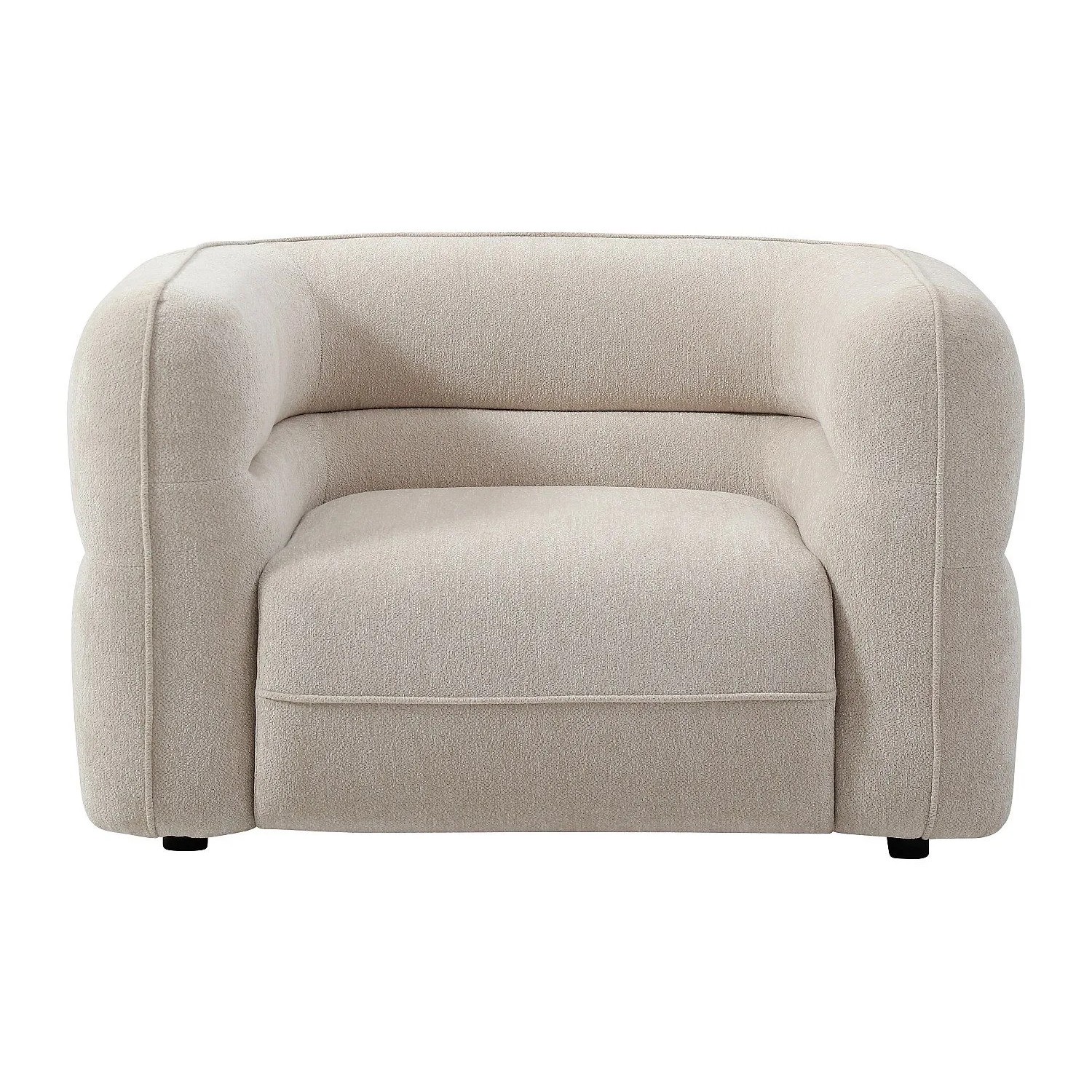 Vente-unique Sessel Mit Gerader Rückenlehne Taliena Beige 120 cm