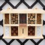 Dobar Insektenhotel Bausatz Landsitz Superior aus Kiefernholz mit 10 Zimmern.