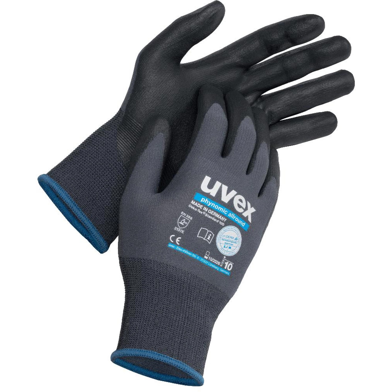 Uvex Schutzhandschuhe Phynomic Allround Gr. 10