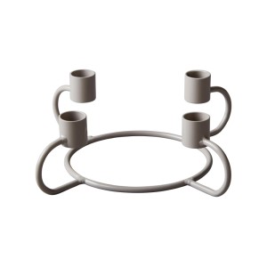 Visiona Kerzenhalter Mira in Taupe