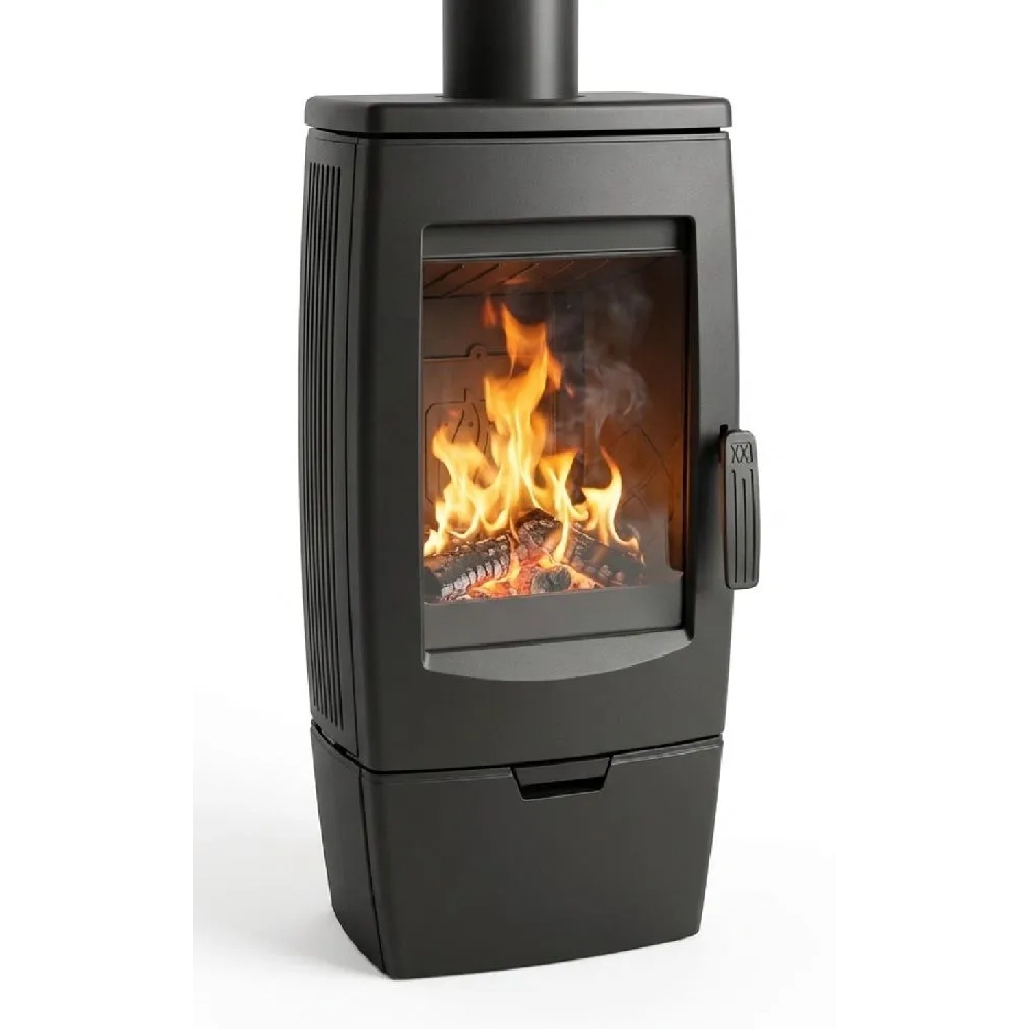 Plamen Gusskaminofen Gala Schwarz und 8 kW günstig online kaufen