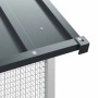 vidaXL Vogelkäfig Anthrazit 154 x 154 x 200 cm Verzinkter Stahl 3325168_8