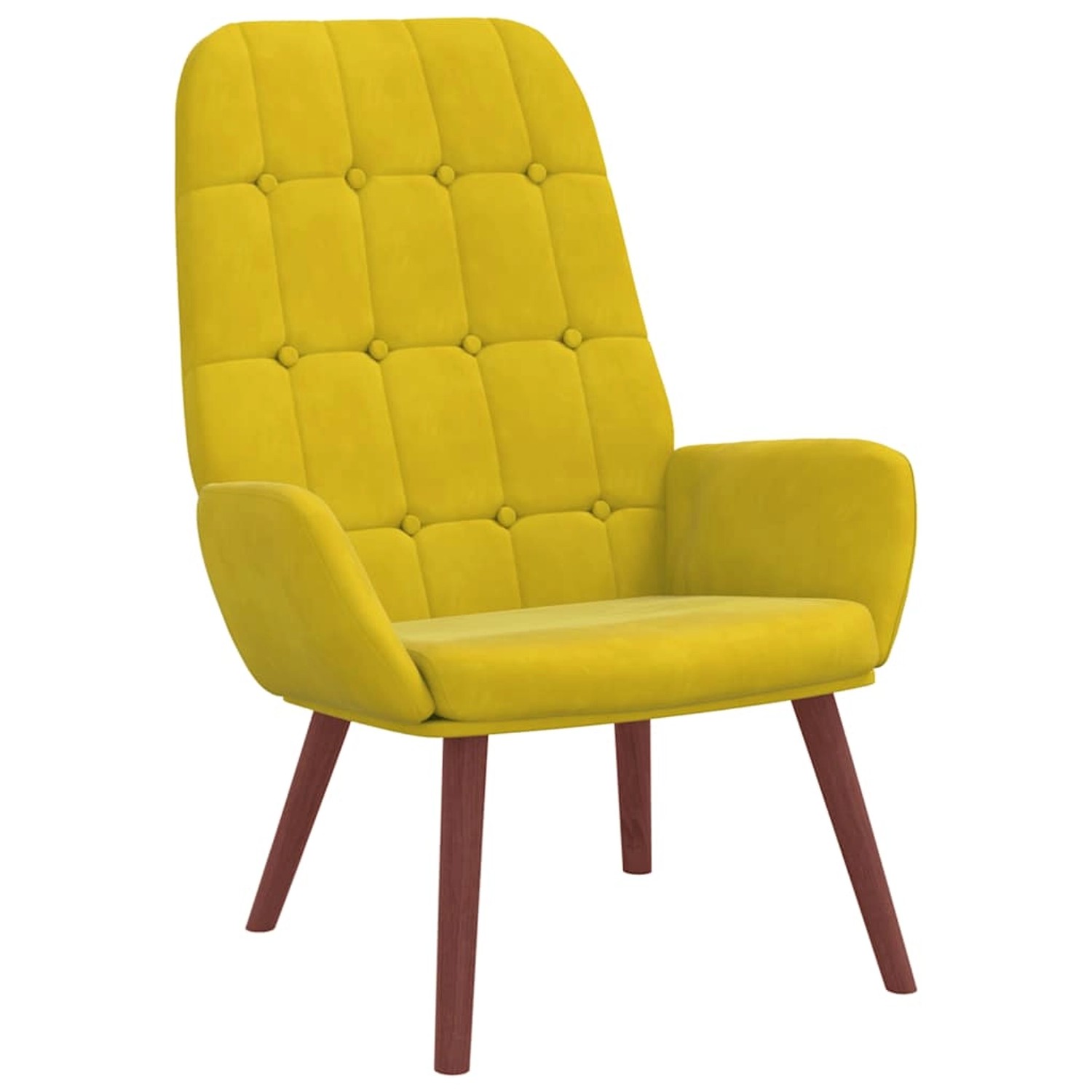 vidaXL Relaxsessel Gelber Samt 4102639