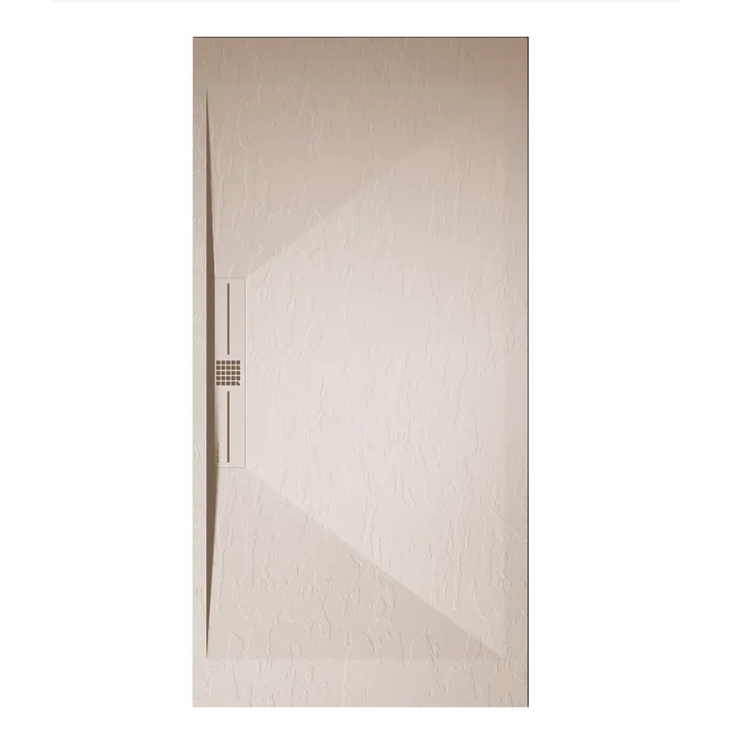 Mirlo Mineralguss Duschwanne Extra Flach Edis  Beige 80x80cm