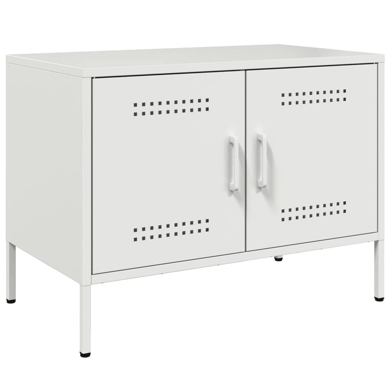vidaXL TV-Schrank Weiß 68x39x50,5 cm Stahl 842944 günstig online kaufen