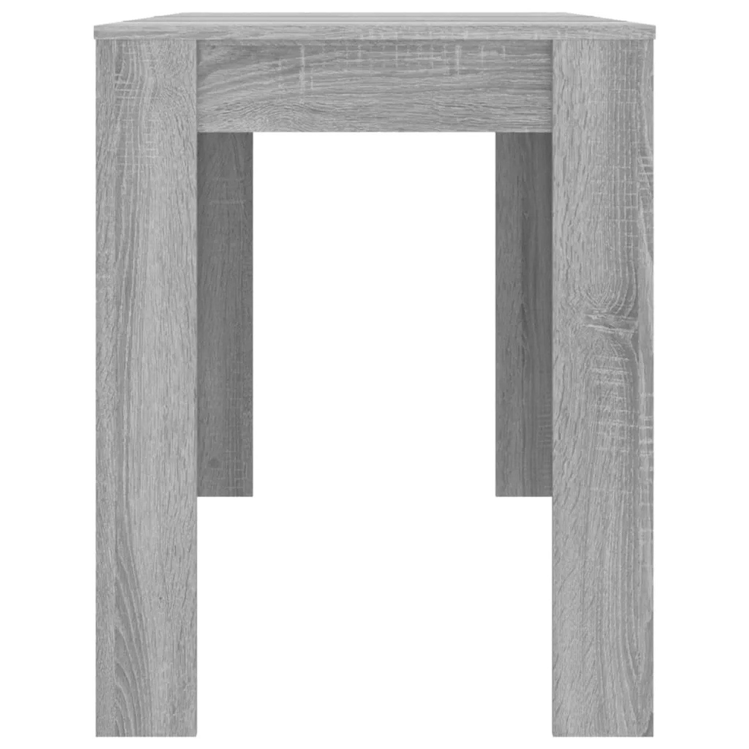 vidaXL Esstisch, Grau Sonoma, 120x60 cm, Holztisch für Esszimmer oder Küche.