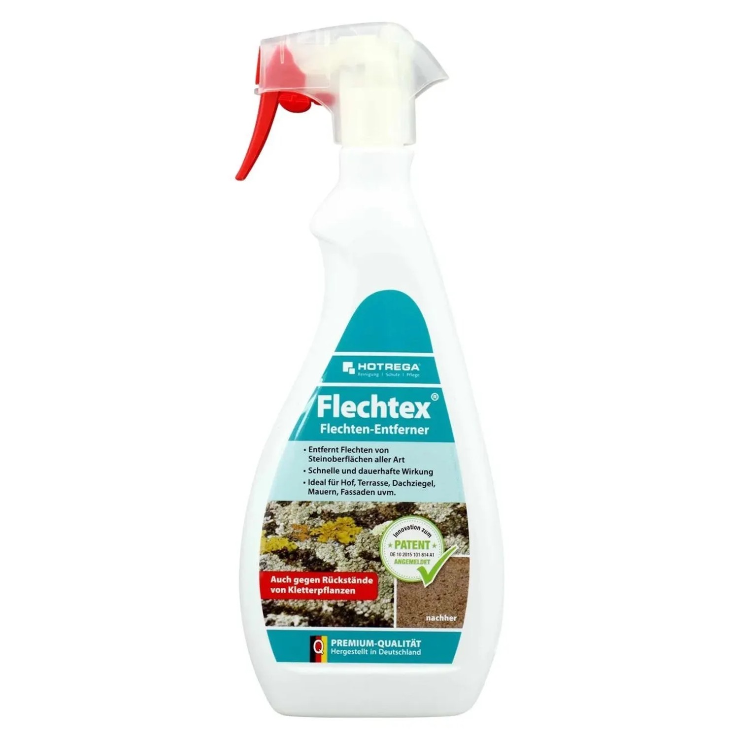 Hotrega Flechtex Flechten-Entferner 750 ml Sprühflasche Kunststoff Weiß
