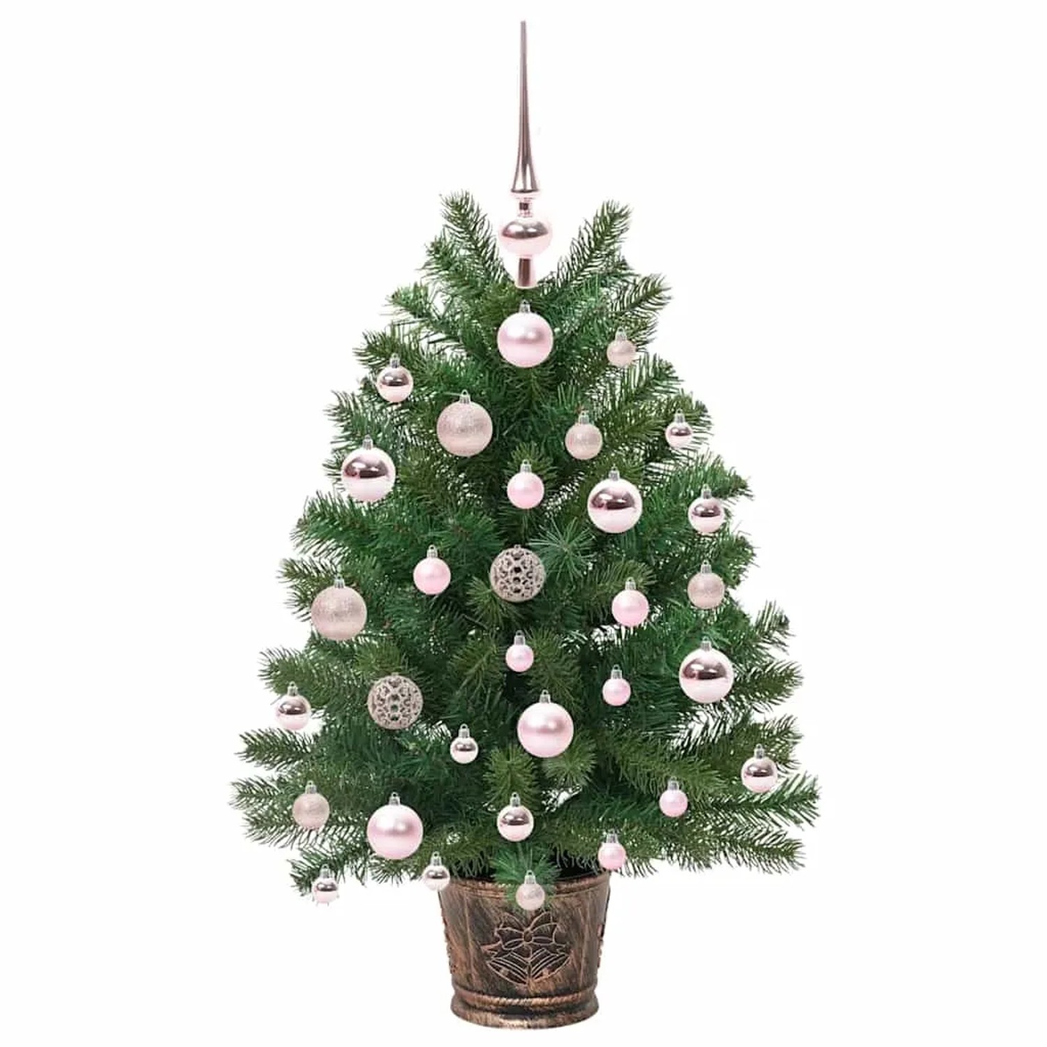 vidaXL Künstlicher Weihnachtsbaum mit 150 LEDs Grün 75 cm PE und PVC 3397304