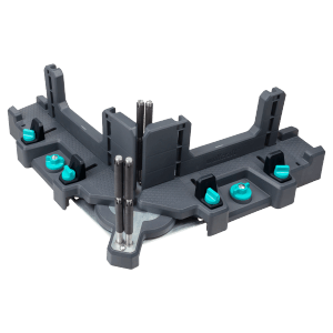 wolfcraft Schmiege und Gehrungsschneidlade Pro für präzise Schnitte von Sockelleisten.