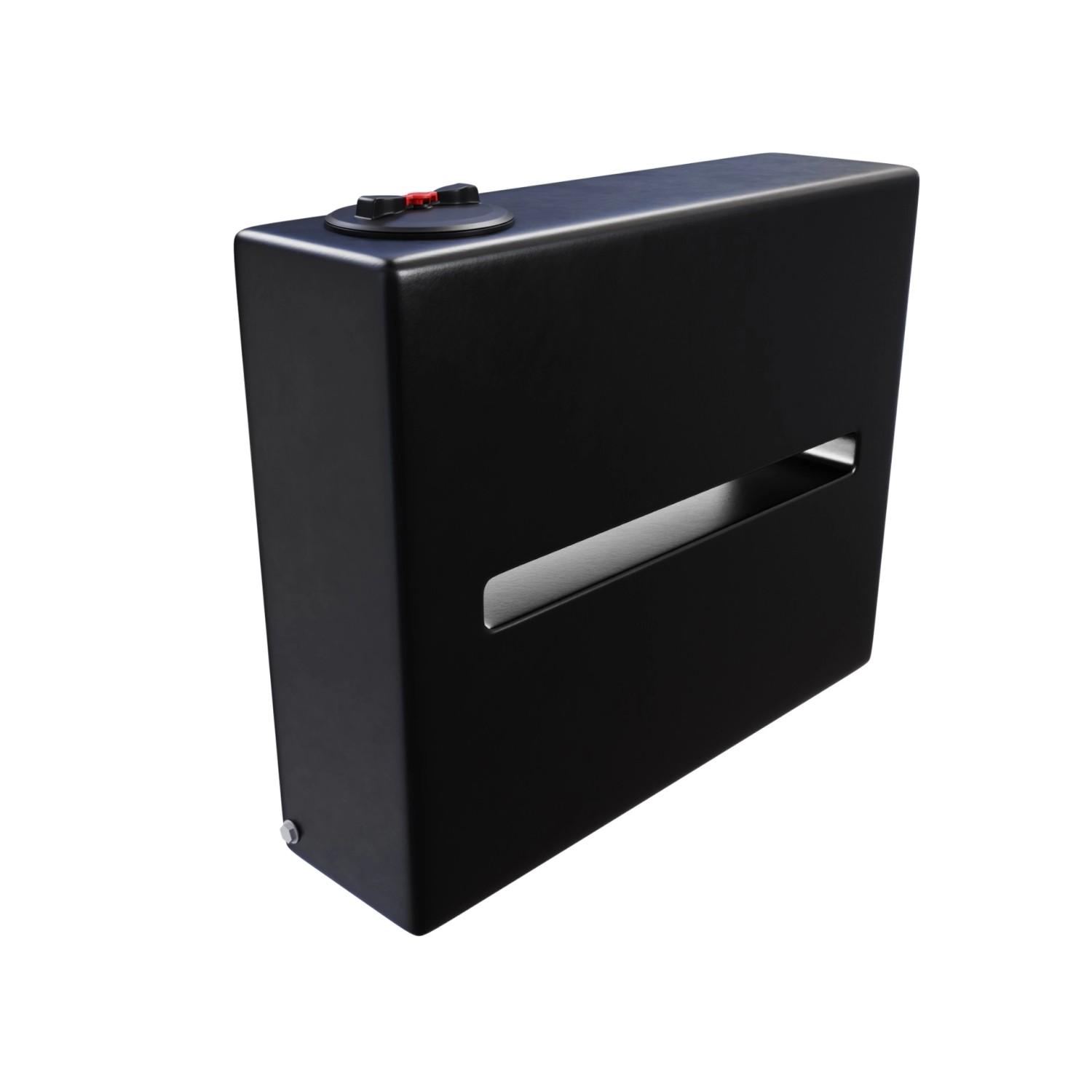 KMND 400L Rechteckig Trinkwasser Wassertank V Schwarz