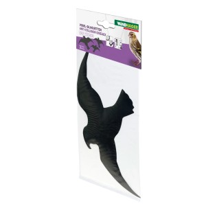Windhager Vogel-Silhouetten Sticker, 3er-Pack, schwarz, zur Vermeidung von Vogelschlag an Glasflächen.