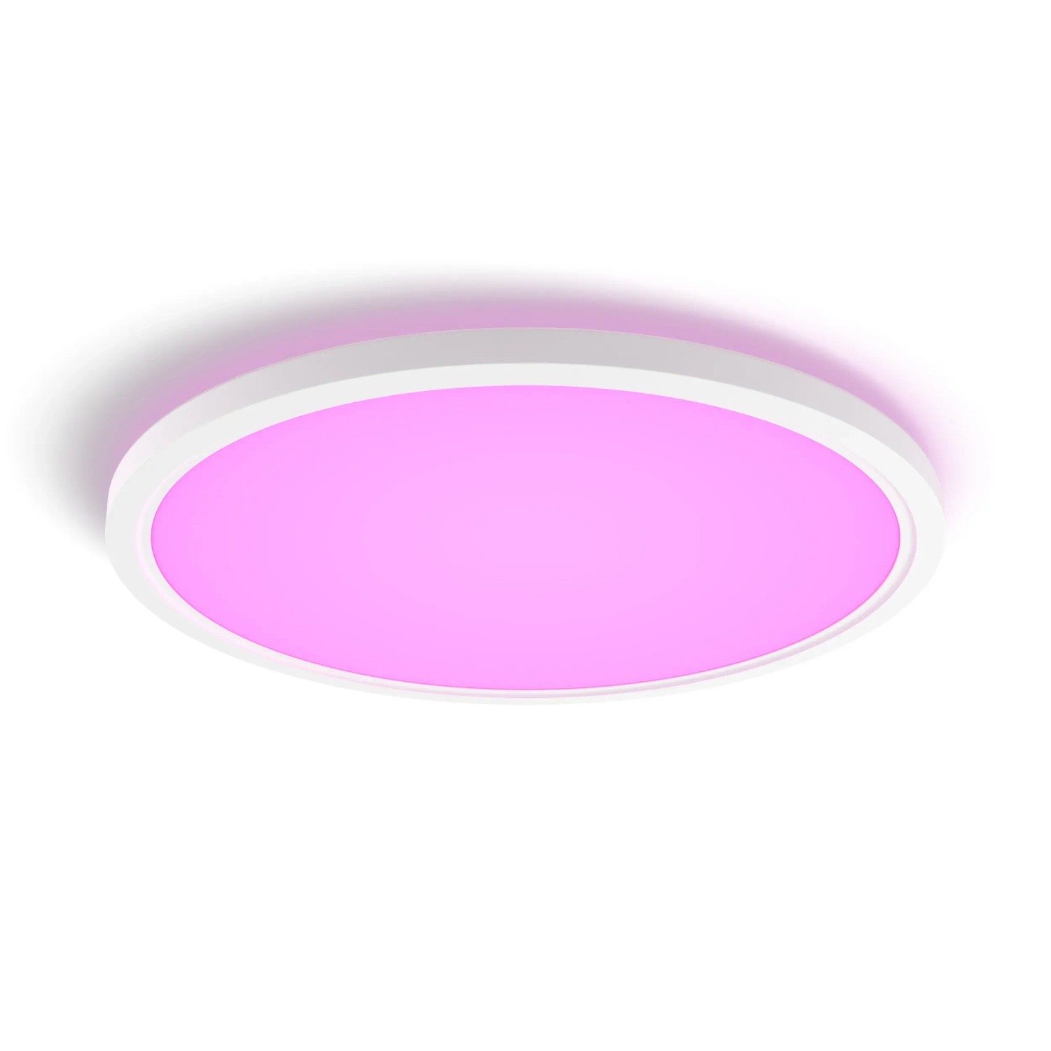 Philips Hue Tento LED-Panel, weiße Deckenleuchte mit farbigem Licht, Ø 54,2 cm.
