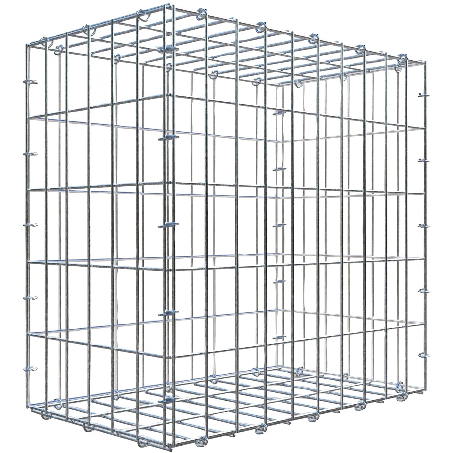 Gabiona C-Ring-Gabione 50 x 50 x 30 cm Maschenw 5 x 10 cm