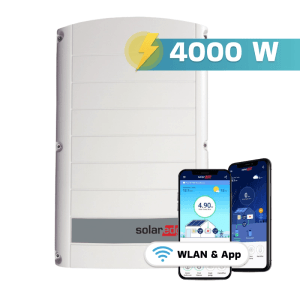SolarEdge SE4K Wechselrichter mit App-Anbindung für SUNNIVA 4 kW Solaranlage.