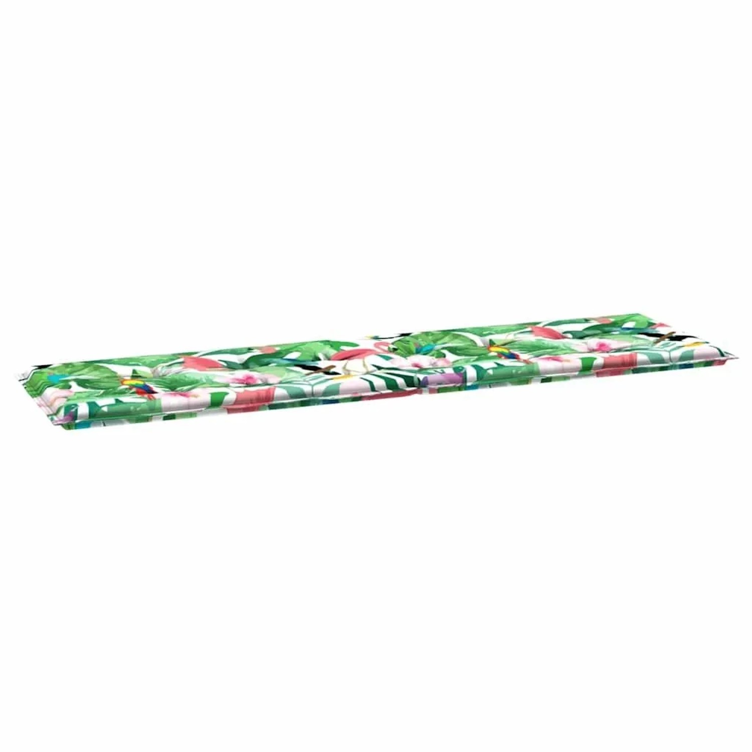 vidaXL Bankpolster Floral Mehrfarbig 150 x 50 x 3 cm Oxford-Stoff 361181