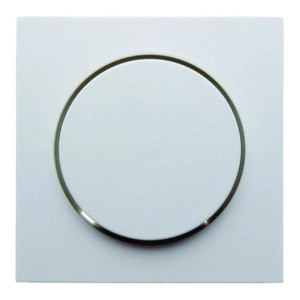 Berker Dimmerabdeckung S1, polarweiß matt, für Schalter und Taster.