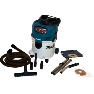 Makita VC3012M Staubsauger für Staubklasse M, Nass- und Trockensauger mit Zubehör.