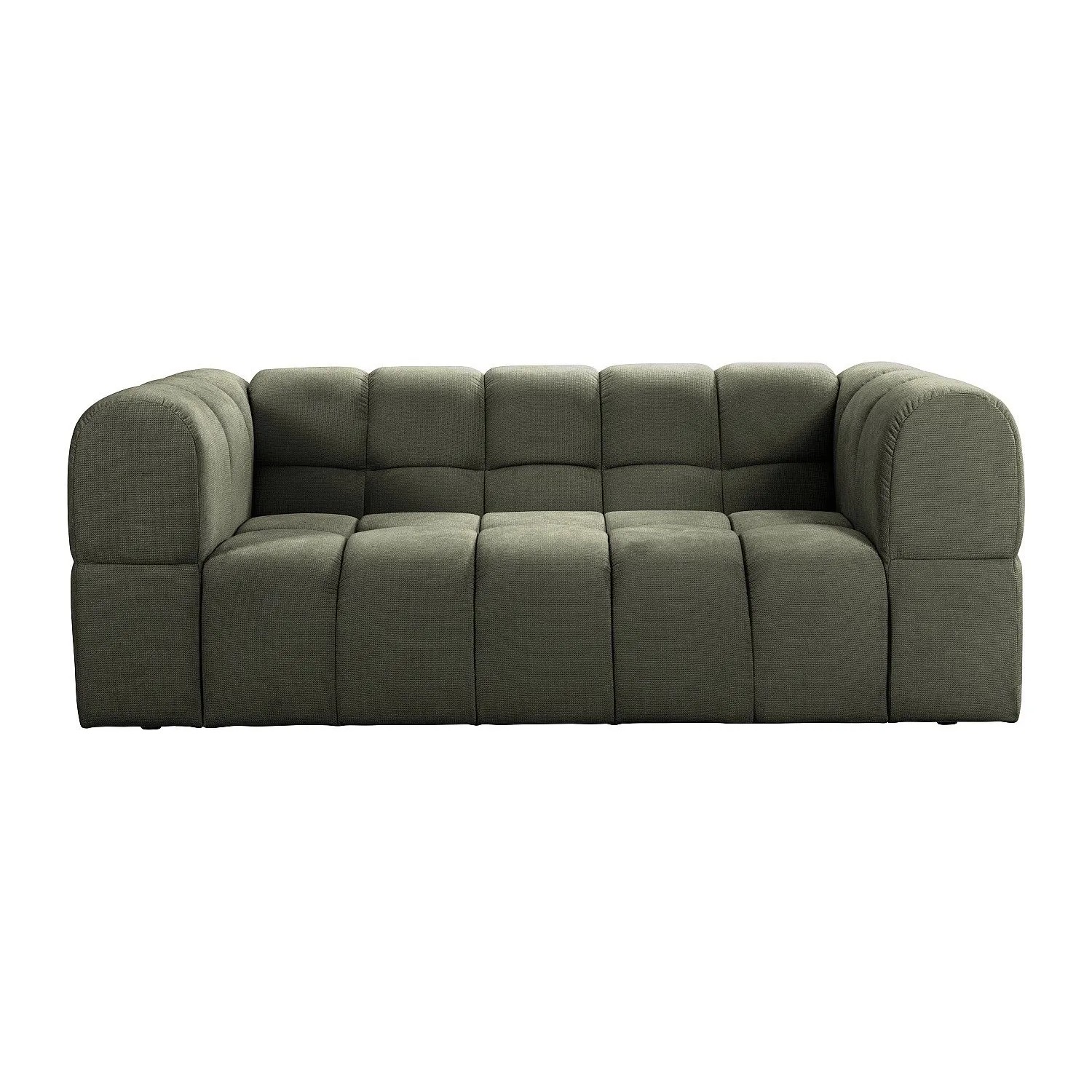 Vente-unique Sofa Ohne Schlafmöglichkeit Rimalo Khaki 214 cm