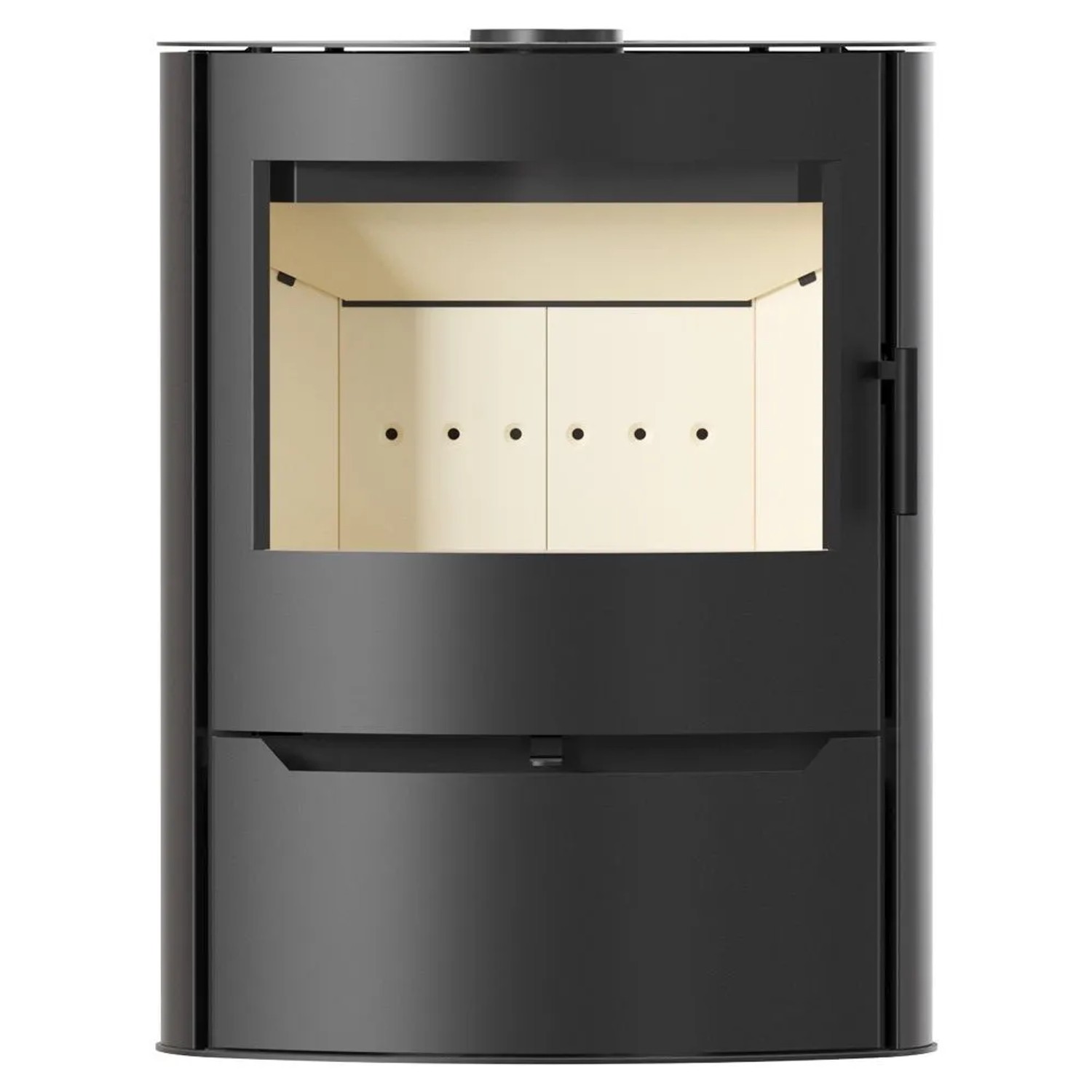 ILDNORD Ovaler Kaminofen RENVIK und 10 kW