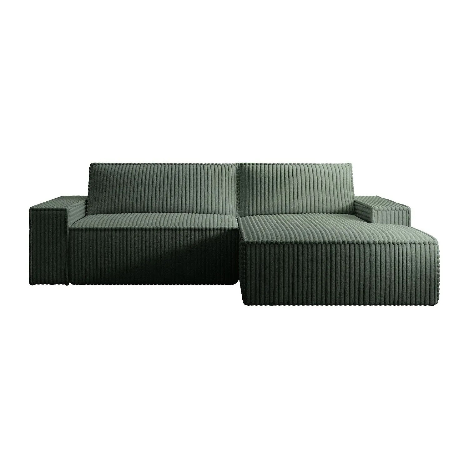 Vente-unique Schlafsofa Amelia Grün 267 cm