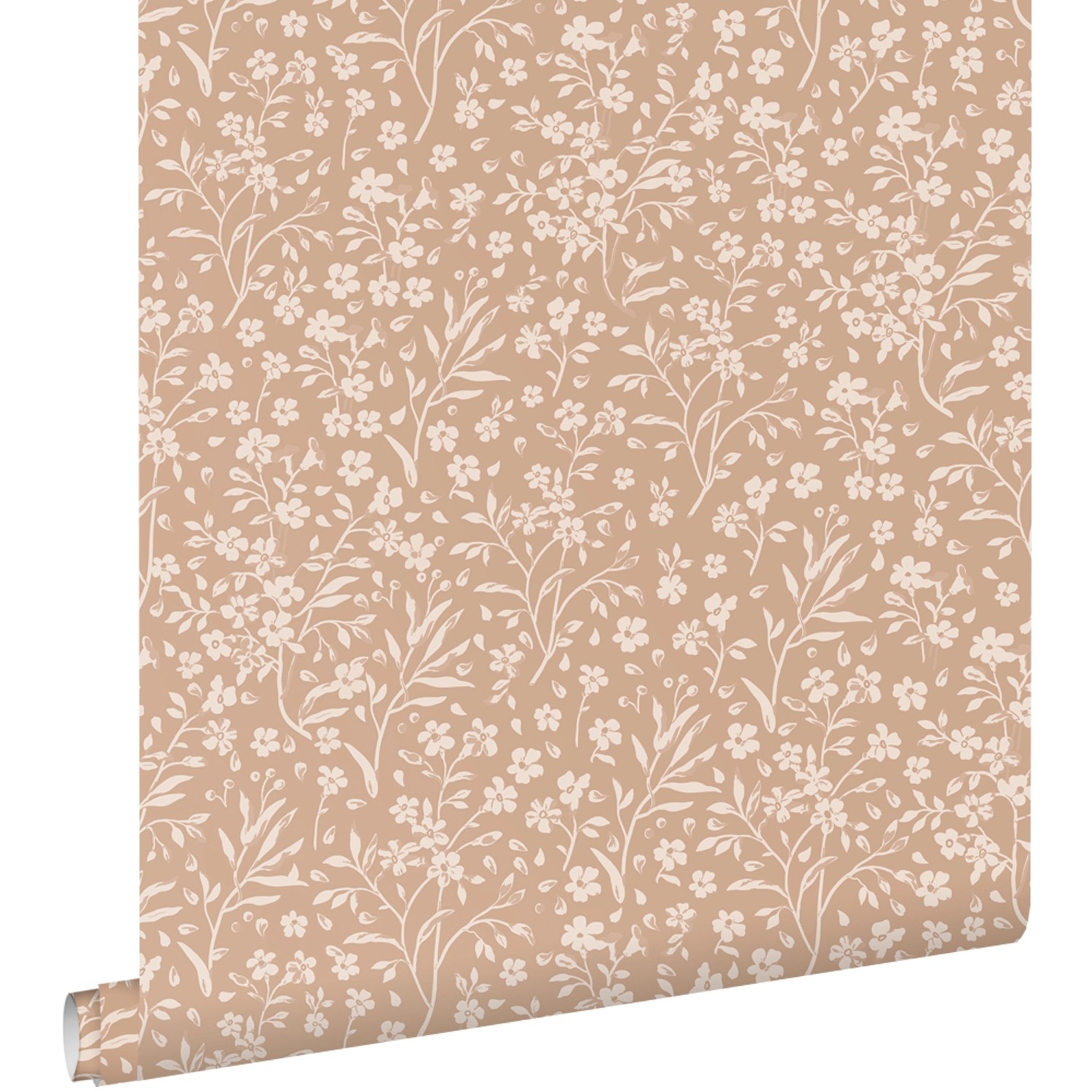 ESTAhome Tapete Blumen Terrakottarosa 50 x 900 cm 139881 günstig online kaufen