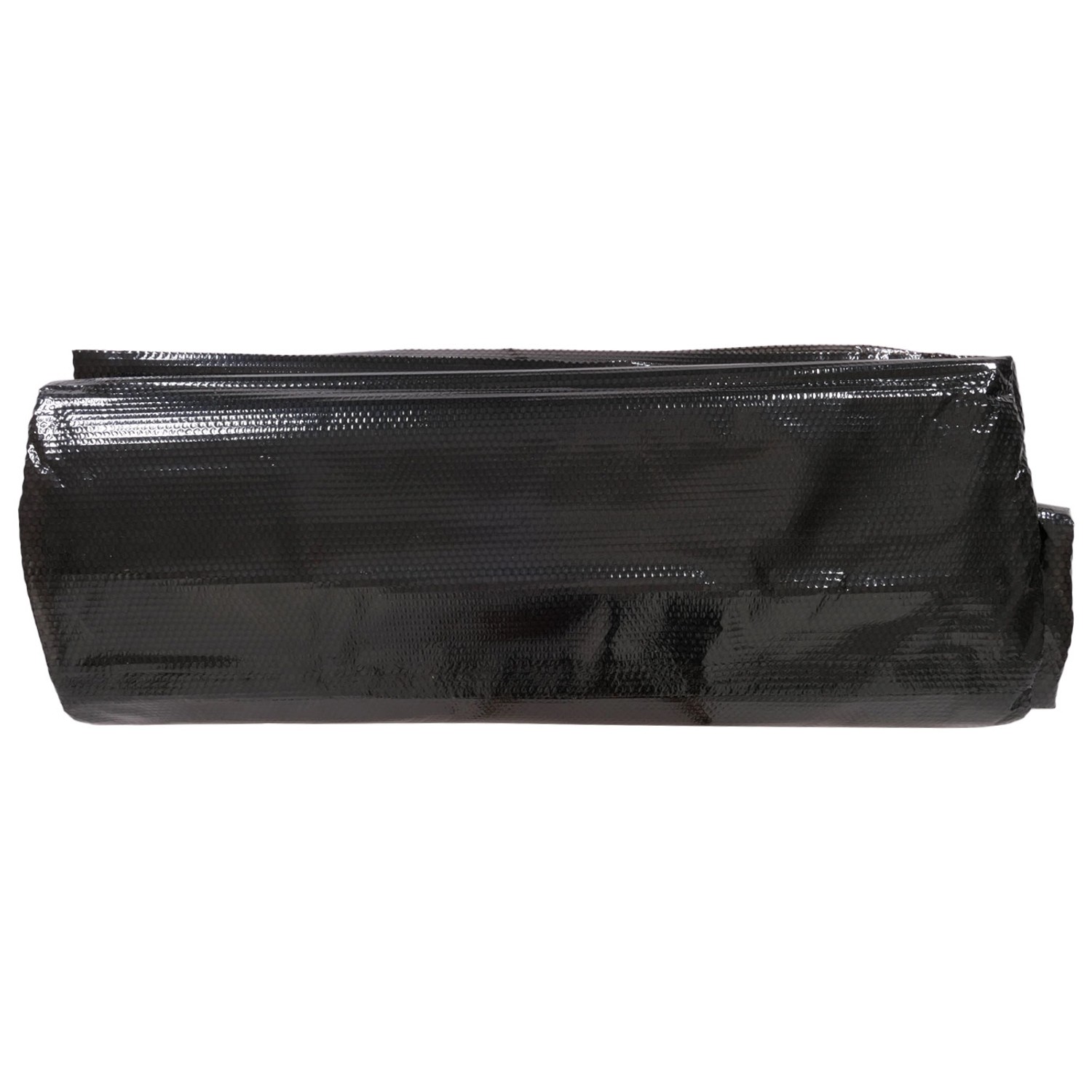 Schwarze MCW Pool Abdeckung, 3x2m, rechteckig, aus 400µm PE-Folie.