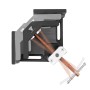 STAHLWERK Schweißwinkelklemme WK 100-ST, 90° Winkel, 100mm Maulweite, Zubehör für Kompressoren.