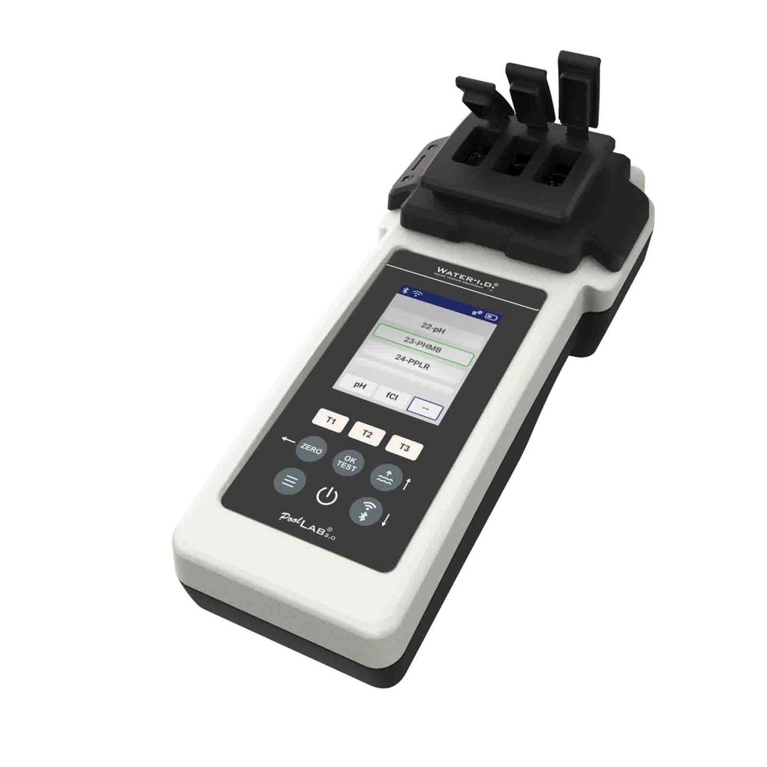 WATER-I.D. Photometer PoolLab 2,0 Set 24 Parameter Wasseranalyse App Poolte günstig online kaufen