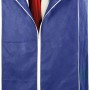 Blauer Wenko Kleiderschrank Air aus Vlies mit Reißverschluss, 75x150x50 cm.
