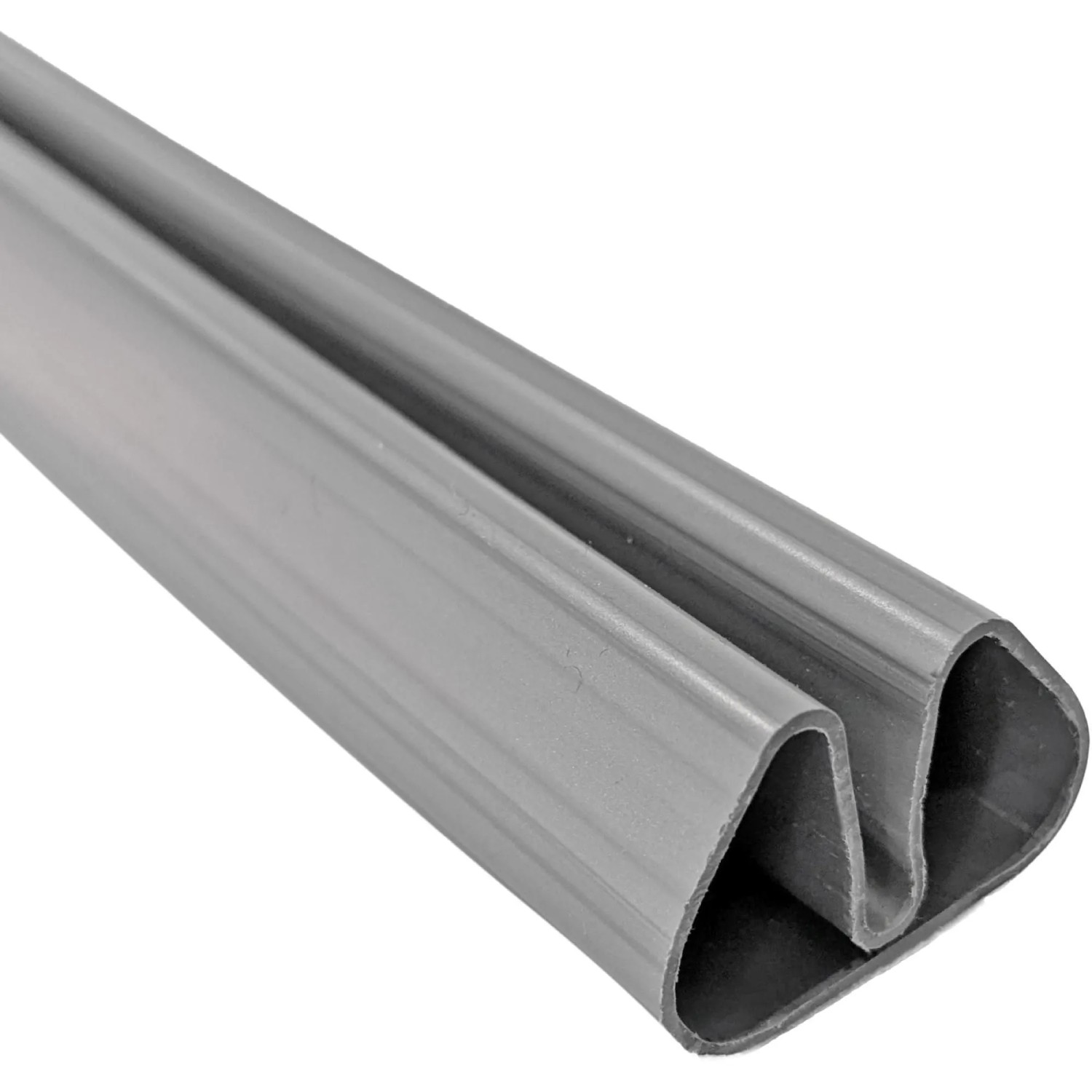 Fresh-Pool Profi Bodenschiene für Rundbecken 420 cm Silber Kunststoff