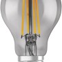 Ledvance Smart+ Filament Leuchtmittel, E27, 6W, Grau. Smarte WiFi LED Lampe in Kolbenform.