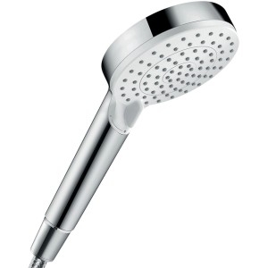 Hansgrohe Crometta Vario Handbrause, 2 Strahlarten, Weiß-Chrom.