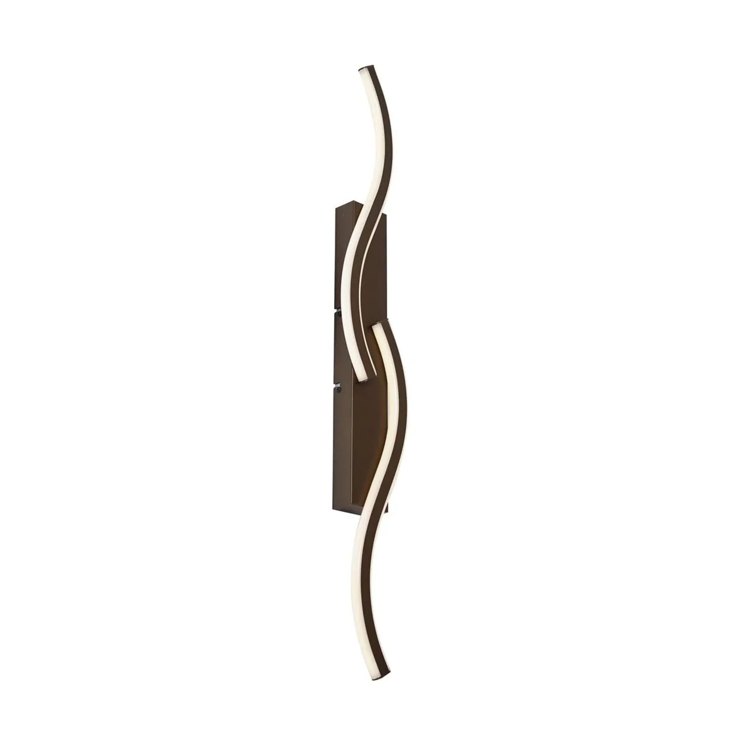 QAZQA Design Wandleuchte DunkelBronze 3 Stufen Dimmbar 2 Licht Bummy