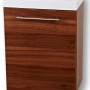 Sanotechnik Waschtisch Fantasy 40 cm Nuss, Waschtisch für Gäste-WC mit Softclose.