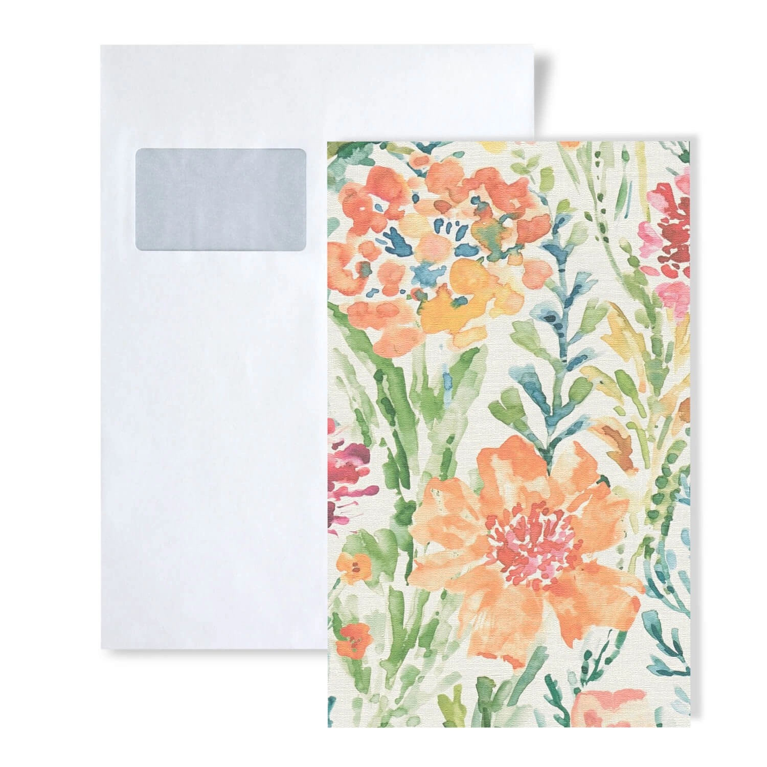 PROFHOME 1 MUSTERSTÜCK S-396951-GU DIN A4 MUSTER der Aquarell-Stil Tapete günstig online kaufen
