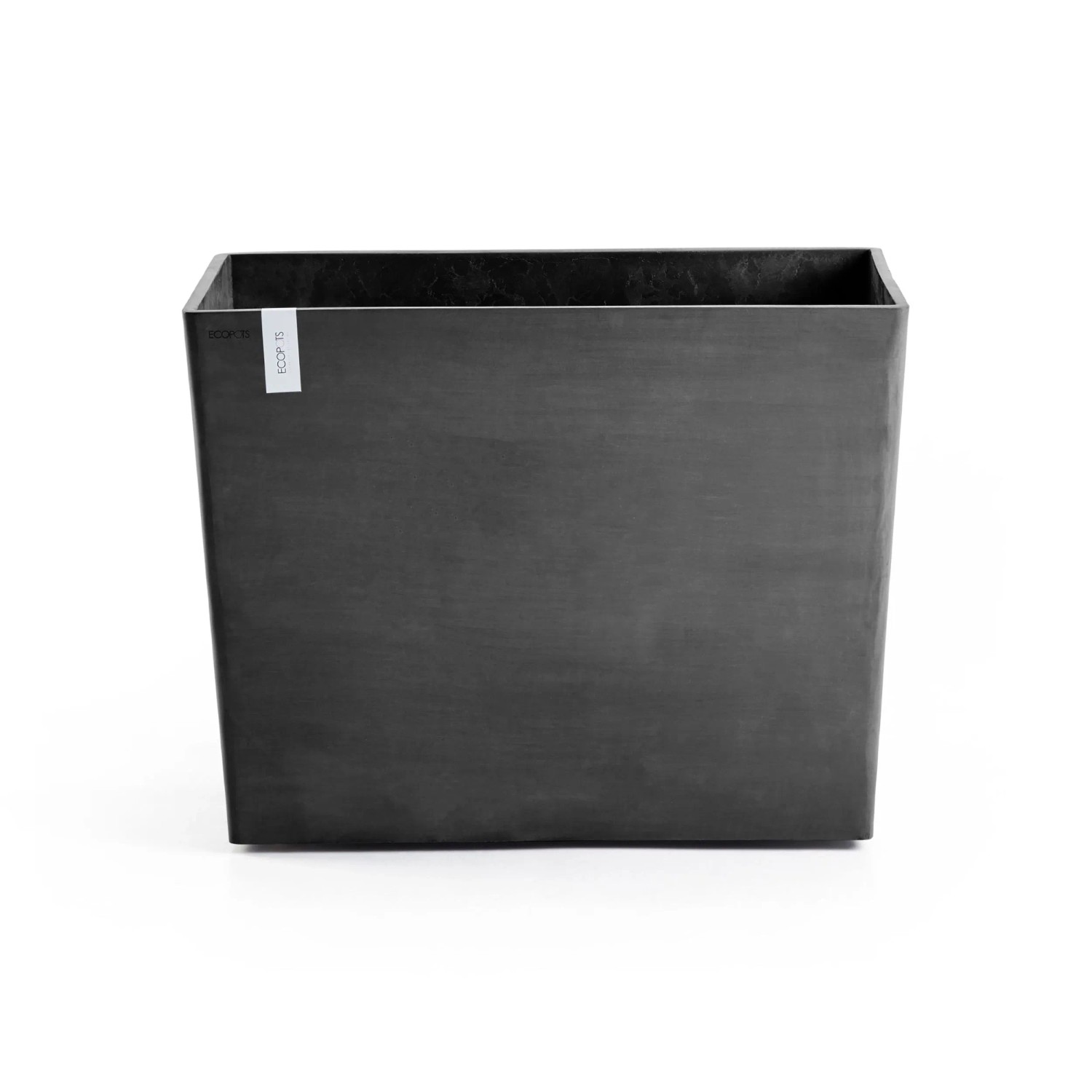 Ecopots Pflanztopf Paris Rollen Dunkelgrau 85 cm x 40 cm x 65 cm günstig online kaufen