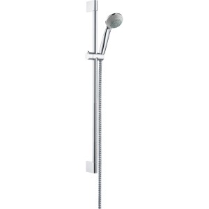Hansgrohe Crometta 85 Vario Brauseset mit Brausestange (65cm) in Chrom.