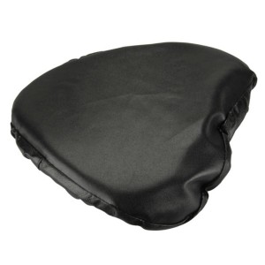 Fischer Fahrrad-Satteldecke, wendbar, schwarz-grau, für Touren-Sattel.