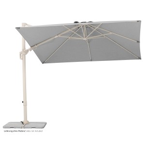 Schneider Ampelschirm Rhodos Twist Comfy 300 cm x 300 cm Greige