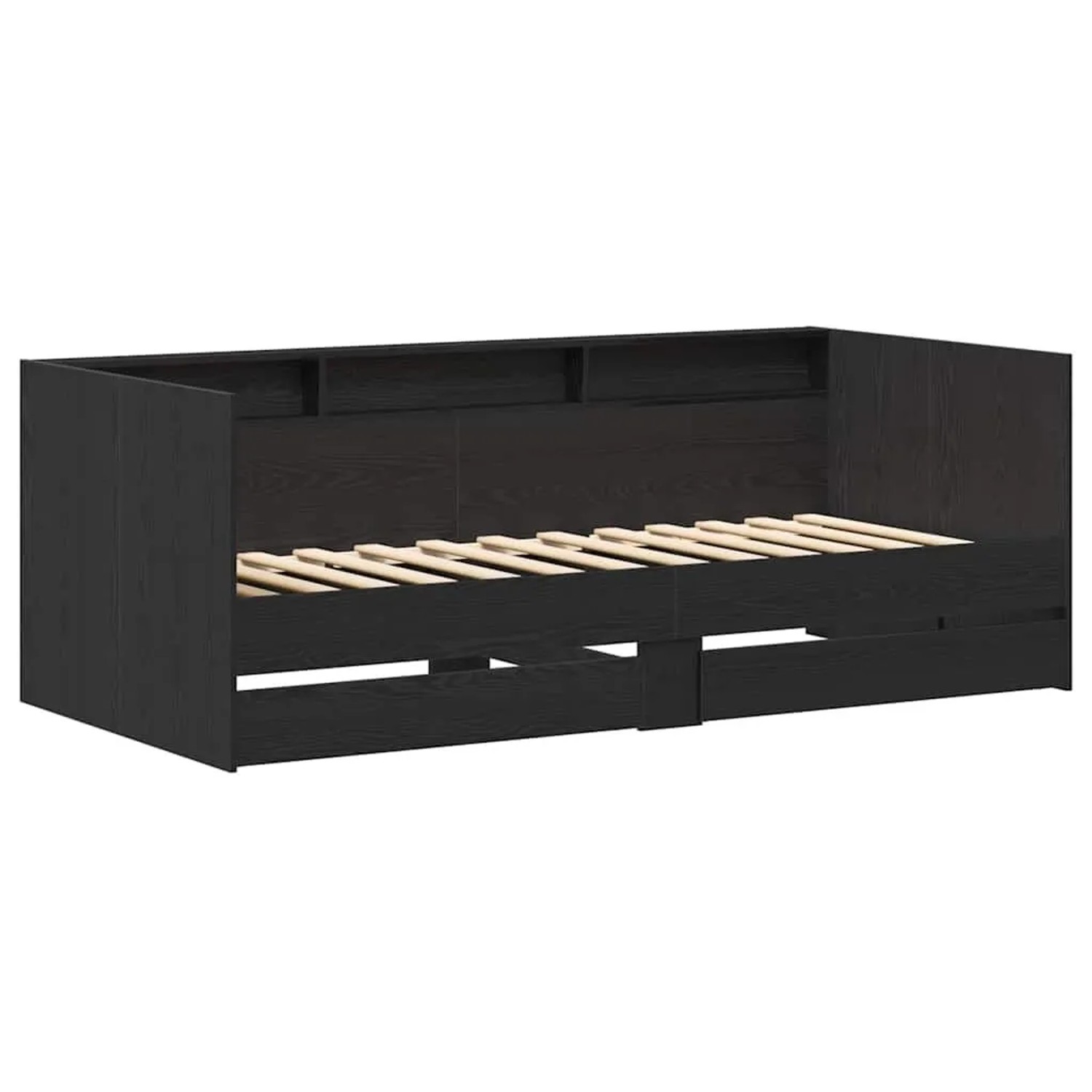 vidaXL Tagesbett mit Schubladen Grau 90 x 200 cm Holzwerkstoff 3345120 günstig online kaufen