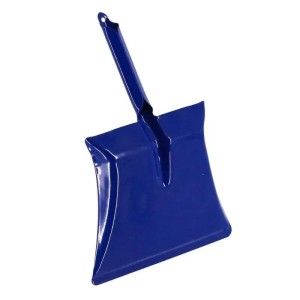 Blaues Galaflor Kehrblech aus Metall für Kinder, Teil der Kinder-Gartengeräte.