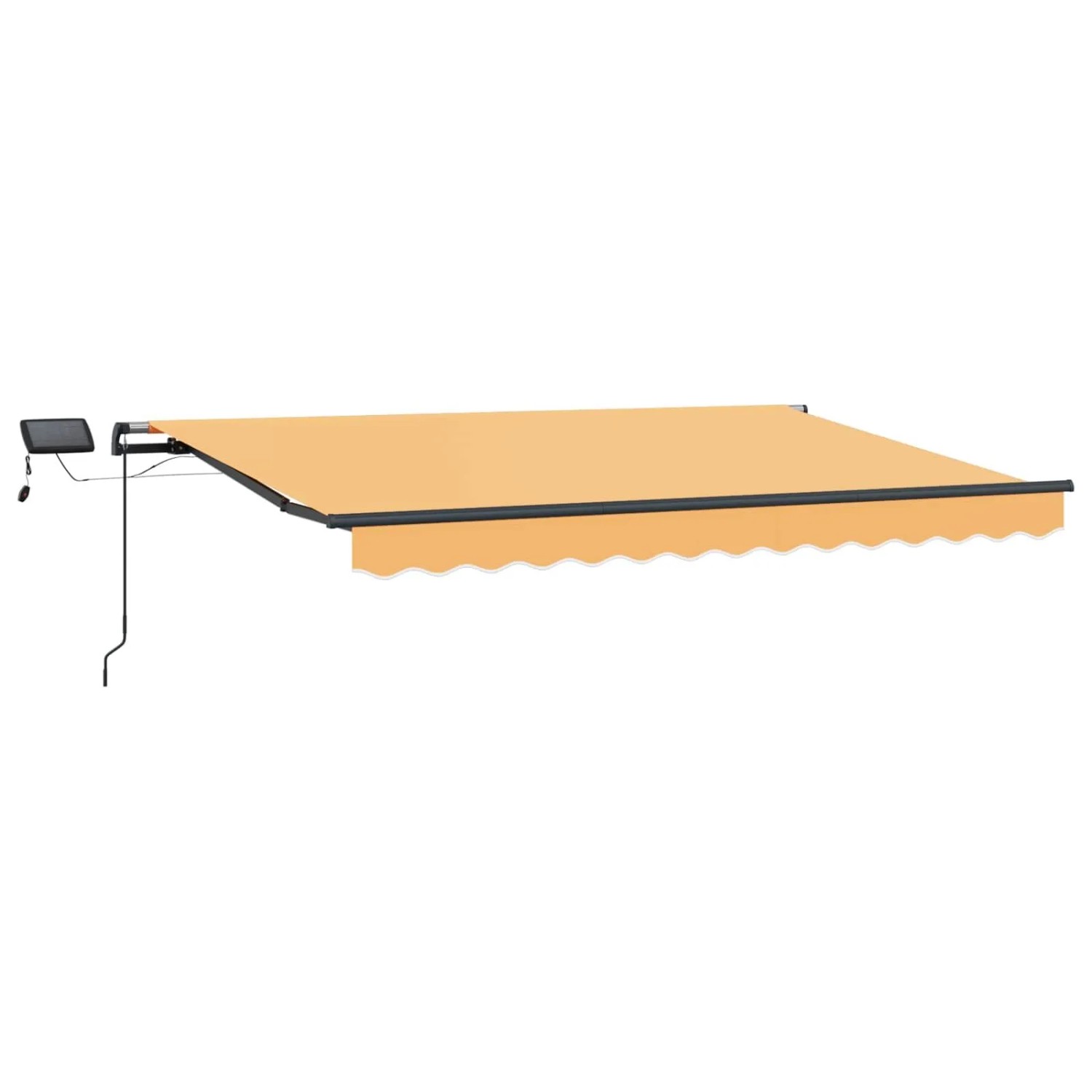 vidaXL Ausziehbare Markise Sand 500 x 300 cm Stoff und Aluminium 3426337