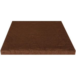 Bestlivings Trockner- & Waschmaschinenbezug, 60x60 cm, braun, Frottee mit Steppung.