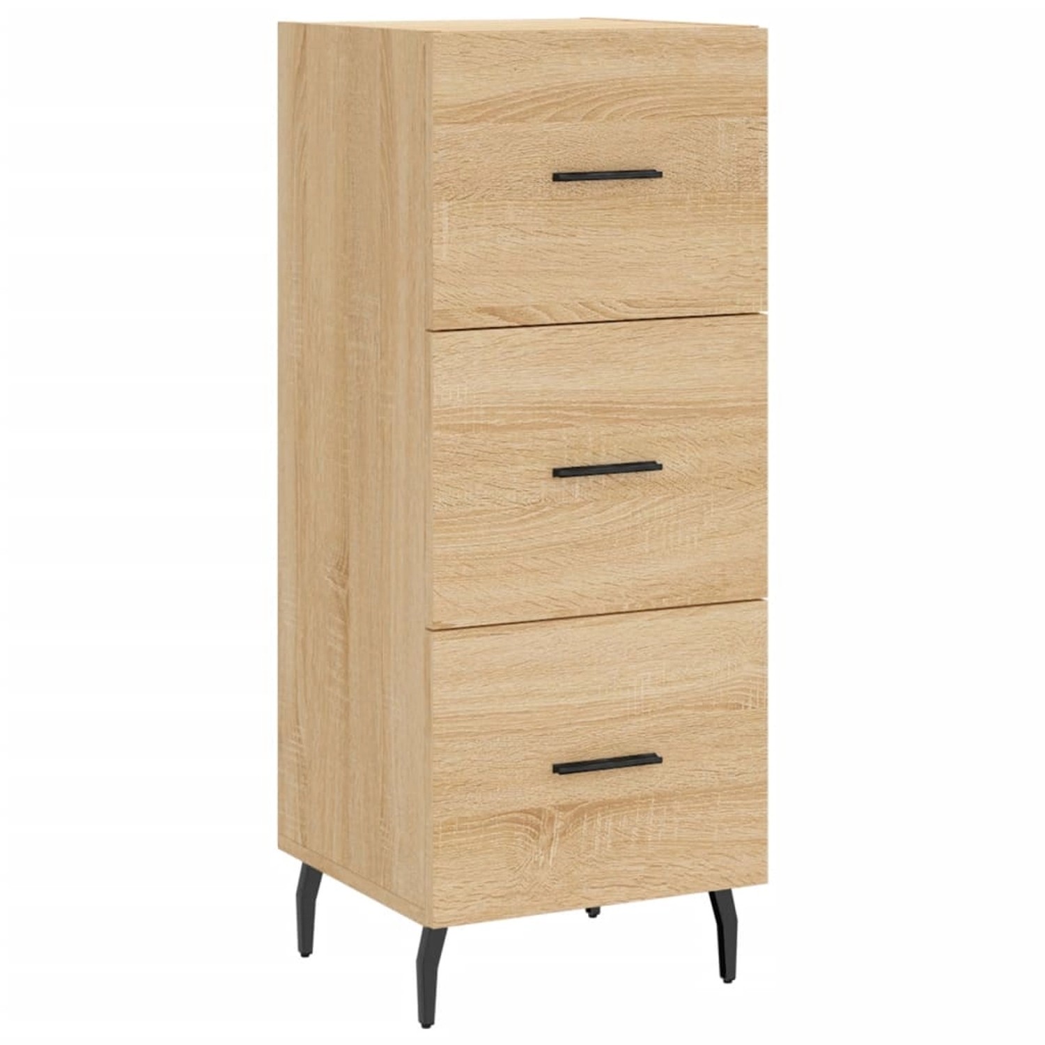 vidaXL Sideboard Sonoma-Eiche 34,5x34x90 cm Holzwerkstoff 828623 günstig online kaufen