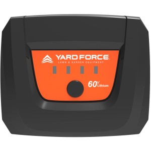 Yard Force 60V Akku AL M25, 2,5 Ah Li-Ion Ersatzakku für Gartengeräte.